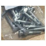 Lot of 20- Grade 5 Carriage Bolts Zinc 3/8 - 16x2 1/2