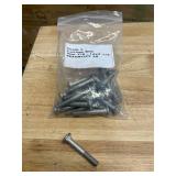 Lot of 20- Carriage Bolt Zinc 3/8 - 16x2 1/2