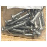 Lot of 20- Carriage Bolt Zinc 3/8 - 16x2 1/2