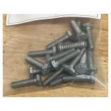 Lot of 60- Grade 5 Hex Bolt - Zinc 1/4 20x1