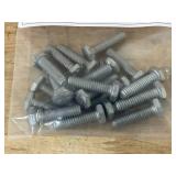 Lot of 60 Grade 5 Hex Bolts Zinc 1/4 20x1