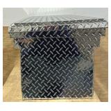 ^Northern Tool + Equipment Deep Low-Profile Crossover Truck Toolbox with Removable Tray, 69in. x 20in. x 19in., Aluminum, Diamond Plate, Shotgun Latches #42351 Msrp $489.99