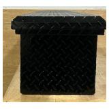 ^Northern Tool + Equipment Slim Low-Profile Crossover Truck Toolbox, 69in. x 12in. x 13in., Aluminum, Gloss Black, Paddle Latches #41867 Msrp $399.99