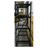 ^Ironton 4-Tier Storage Shelving, 77in.W x 72in.H x 24in.D #62497 Msrp $249.99