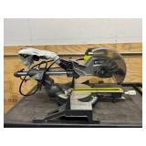 *RYOBI 15 Amp 10 in. Corded Sliding Compound Miter Saw with LED Cutline Indicator (read description)