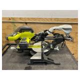 *RYOBI 15 Amp 10 in. Corded Sliding Compound Miter Saw with LED Cutline Indicator (read description)