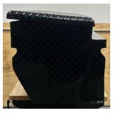 Northern Tool + Equipment Chest Truck Toolbox, 56in. x 20in. x 15.75in. x 18in., Aluminum, Gloss Black, Pull Handle Latches #42057 Msrp $519.99 see description