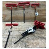 Eklind T-handle Wrench lot of 12