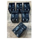 EATON Circuit Breaker 2 Pole Unit M-1640 120/240V lot of 6