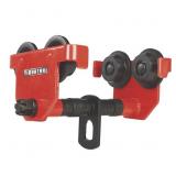 Ironton Adjustable Push Trolley, 2200-Lb. Capacity, Fits 3in. 8in.W I-Beam #57075 Msrp $79.99