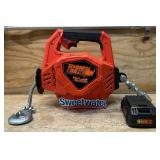 Mile Marker Rhino Pull 1000 24 Volt DC Portable Winch, 1,000-Lb. Capacity, 39ft. Synthetic Rope, Model# 71-1000 #112397 Msrp $629.00 read description