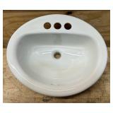 ALTO II Lavatory Model 251 19  x 16  Oval, Self-Rimming Lavatory