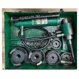 Greenlee 7310SB SlugBuster KnockOut Pinch Set For 1/2' thru 4' Conuit Designed for making clean quick holesMsrp $2,822.77 read description