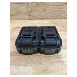 2 Klutch 20V 2.0Ah Lithium-Ion Batteries