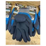 Bellingham Wonder Grip Female Dipped Gloves Black/Blue Medium (lot of 5)