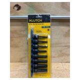 Klutch 8-Pc. Star Bit Socket 1/2in. Drive (sold as is)