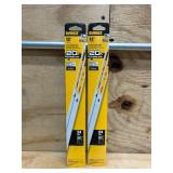 DeWalt 12 in. Bi-Metal Hacksaw Blades 24 TPI 2 pk (lot of 2)