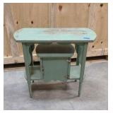 vintage painted side table,