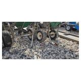 Lot of 7 Lesco Push spreaders