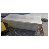 Weather Guard Model 117 Saddle Box - Diamond Plate Aluminum, 72 in Long