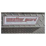 Weather Guard Model 117 Saddle Box - Diamond Plate Aluminum, 72 in Long