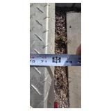 Weather Guard Model 117 Saddle Box - Diamond Plate Aluminum, 72 in Long