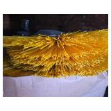 Zanon Brush Works Wheel Brush - 6 3/8 in Dia x 25 in Nylon Bristles P/N 44424 Made in USA