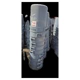 Set of 10 Rubbermaid Salt Bins/Garbage Cans