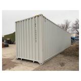 CIMU1040283 // 40 Ft Shipping Container with 2 Side Doors, 40HC, Single Trip CIMU1040283 // 40 Ft Shipping Container with 2 Side Doors, 40HC, Single Trip