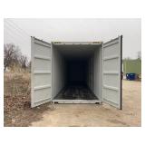 CIMU1040283 // 40 Ft Shipping Container with 2 Side Doors, 40HC, Single Trip CIMU1040283 // 40 Ft Shipping Container with 2 Side Doors, 40HC, Single Trip