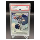 Tom Brady PSA 9 Mint 2021 Mosaic #281 Fooyball Card