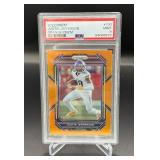 Justin Jefferspn /249 PSA 9 Mint 2022 Orange Prizm #190 Numbered 006/249 Minnesota Vikings Football Card