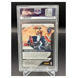 Karl-Anthony Towns PSA 10 Gem Mint Red/White/Blue Prizm 2018 #107 Minnesota Timberwolves Basketball Card