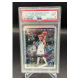 Karl-Anthony Towns PSA 9 Mint 2019 Donruss Optic Fast Break Holo #145 Basketball Card