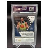 Karl-Anthony Towns PSA 9 Mint 2019 Mosaic Silver Prizm #83 Minnesota Timberwolves Basketball Card