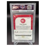 Trae Young PSA 9 Mint 2019 Hipps Premius Stock Pulsar #1 Basketball Card