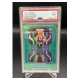 Jalen Sugges RC PSA 9 Mint 2021 Green Prizm #314 Rookie Basketball Card