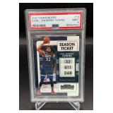 Karl-Anthony Towns PSA 9 Mint 2021 Contenders #15 Basketball Card