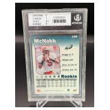 Donovan McNabb RC Beckett 7.5 NM+ 1999 Donruss Elite #190 Rookie Football Card