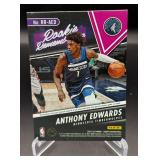 Anthony Edwards Relic Rookie Rememberance 2021-22 Hoops #RR-AED Basketball Card