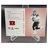 Joe Burrow Jumbo Relic 2020 Illusions Instant Impact #II1 Football Card