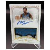 Andrew Wiggins /26 RC RPA 2015 National Treasures #101 Auto / Tri-Colored Relic / Rookie Numbered 14/25 Minnesota Timberwolves Baketball Card