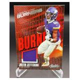 Justin Jefferson Relic 2023 Absolute Burners #AB-6 Minnesota Vikings Football Card