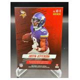 Justin Jefferson Relic 2023 Absolute Burners #AB-6 Minnesota Vikings Football Card