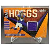 Justin Jefferson Relic 2021 Absolute Ball Hogs #BH3 Minnesota Vikings Football Card