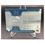 Kevin Garnett Shooting Shirt Relic 2002 Upper Deck Ovation Authentics #KG-S Minnesota Timberwolves Basketball Card