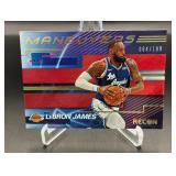 LeBron James /199 2020-21 Recon Maneuvers #3 Numbered 004/199 Basketball Card