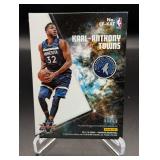 Karl-Anthony Towns Auto 49/49 BOOKEND! 2017-18 Vanguard Cosmic Force #CF-KAT  Minnesota Timberwolves Basketball Card