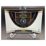 Andrew Wiggins /199 Auto Relic 2018-19 Select #AM-AWG Numbered 179/199 Minnesota Timberwolves Baskerball Card