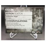 Byron Buxton /199 Relic 2020 Topps Major League Material #MLM-BBNumbered 109/199 Minnesota Twins Baseball Card